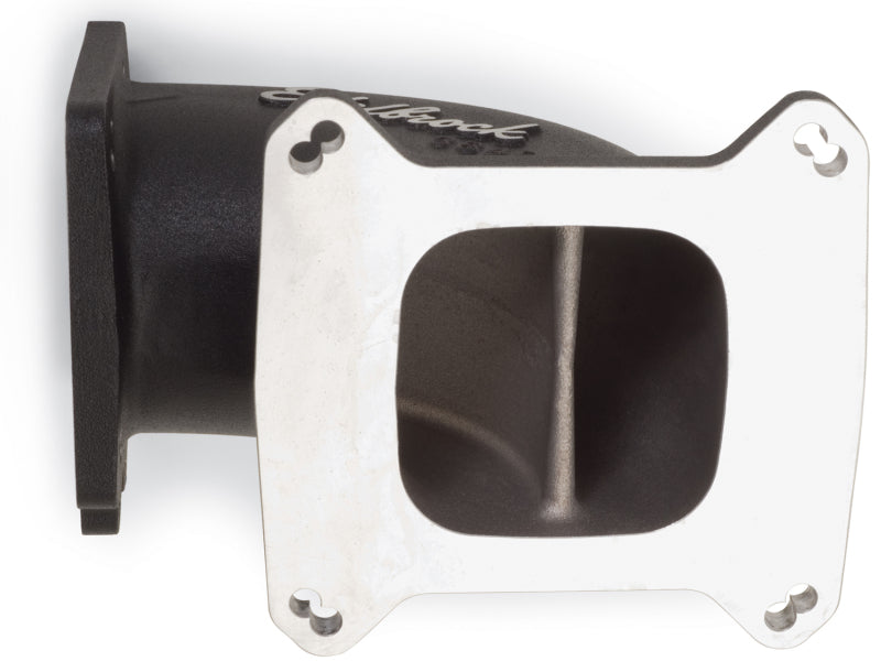 Edelbrock High Flow Intake Elbow 95mm Throttle Body to Square-Bore Flange Black Finish