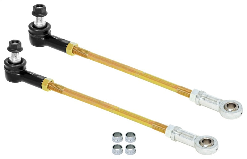 RockJock JT Adjustable Rear Sway Bar End Link Kit 12 1/2in Long Rods Sealed Rod Ends