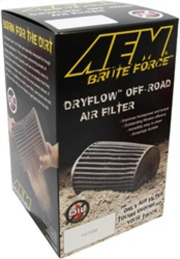 AEM Dryflow 4in. X 9in. Round Tapered Air Filter