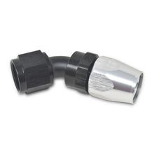 Load image into Gallery viewer, Russell Performance -16 AN Silver/Black 45 Degree Full Flow Hose End