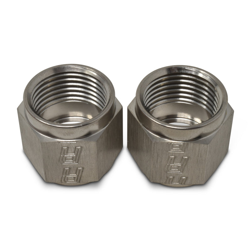 Russell Performance -4 AN Tube Nuts 1/4in dia. (Endura) (6 pcs.)