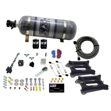 Load image into Gallery viewer, Nitrous Express Dual Holley/Gasoline Nitrous Kit (100-500HP) w/Composite Bottle