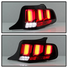 Load image into Gallery viewer, Spyder 10-12 Ford Mustang Red Light Bar LED Sequential Tail Lights - Blk ALT-YD-FM10-RBLED-BK