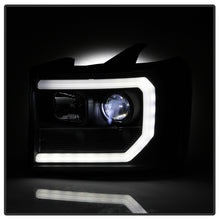 Load image into Gallery viewer, Spyder GMC Sierra 1500/2500/3500 07-13 Denali 08-13 LED Headlights Blk PRO-YD-GS07V2PL-BK