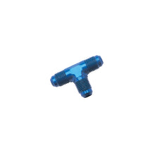 Load image into Gallery viewer, Russell Performance -16 AN NPT Flare Tee Fitting (Blue)