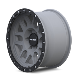 Mayhem 8304 Delta 20x9/8x165.1 BP/-12mm Offset/125.2mm Hub Matte Gunmetal w/ Matte Black Lip Wheel