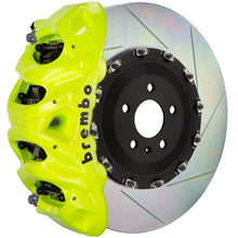 Load image into Gallery viewer, Brembo 19+ X5 Front GT BBK 8 Piston Cast 412x38 2pc Rotor Slotted Type1-Fluo. Yellow