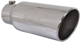 Diamond Eye TIP 4in-7inX18in BOLT-ON ROLLED ANGLE 15-DEGREE ANGLE CUT: EMBOSSED DIAMOND EYE