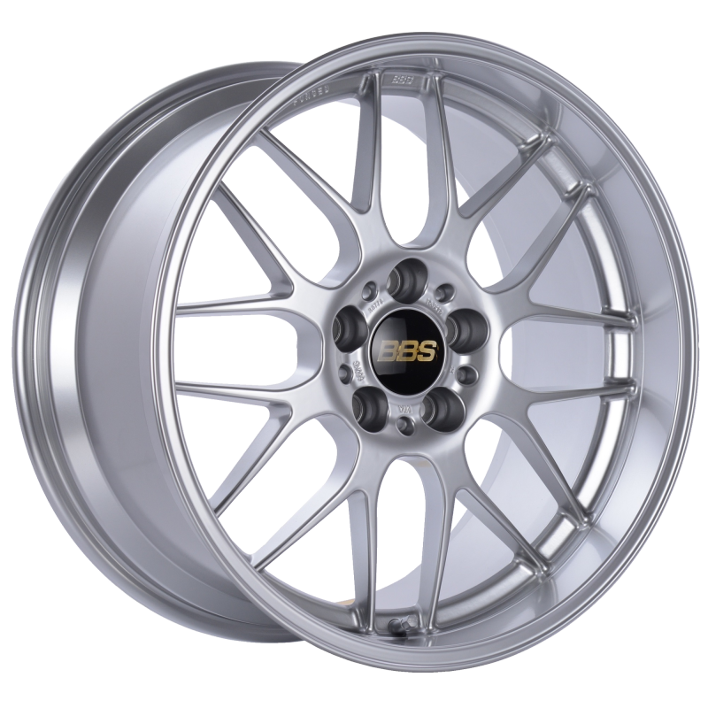 BBS RG-R 18x10 5x120 ET25 Diamond Silver Wheel -82mm PFS/Clip Required