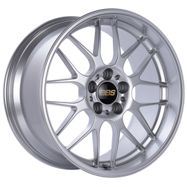 BBS RG-R 19x8.5 5x120 ET30 Diamond Silver Wheel -82mm PFS/Clip Required