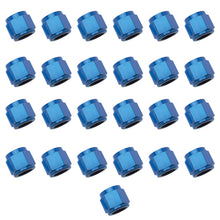 Load image into Gallery viewer, Russell Performance -6 AN Tube Nuts 3/8in dia. (Blue) (25 pcs.)