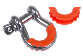 Daystar D-Ring Shackle Isolator Fluorescent Orange Pair
