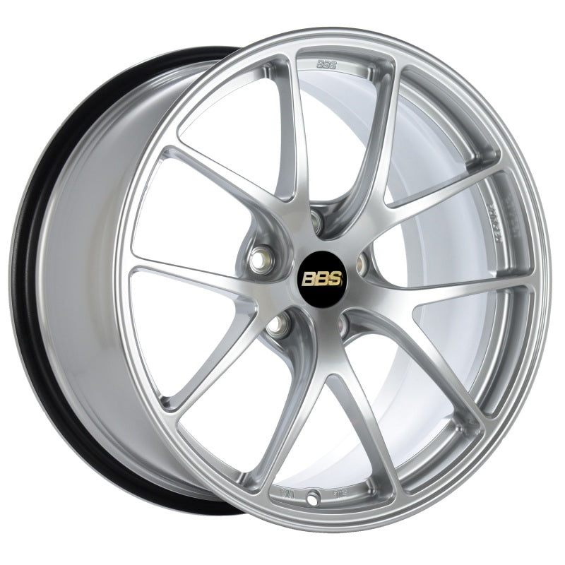 BBS RI-A 18x10.5 5x120 ET37 Diamond Silver Wheel -82mm PFS/Clip Required