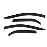 Westin 2007-2013 Chevy Silverado Ext. Cab Wade Slim Wind Deflector 4pc - Smoke