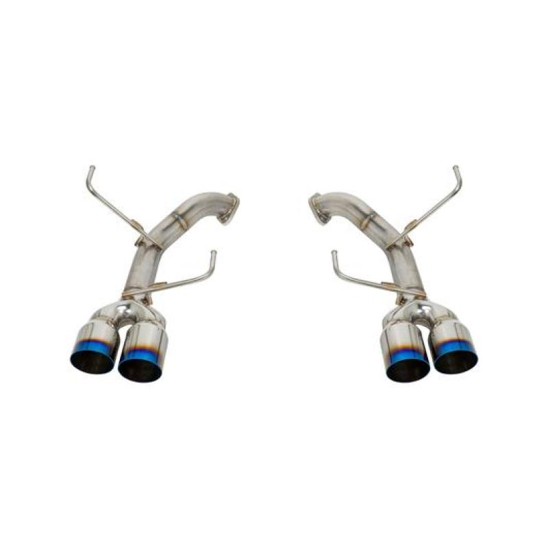 Remark 11-14 Subaru WRX/STI GR (GV) Sedan Axle Back Exhaust w/Burnt Stainless Steel Single Wall Tip