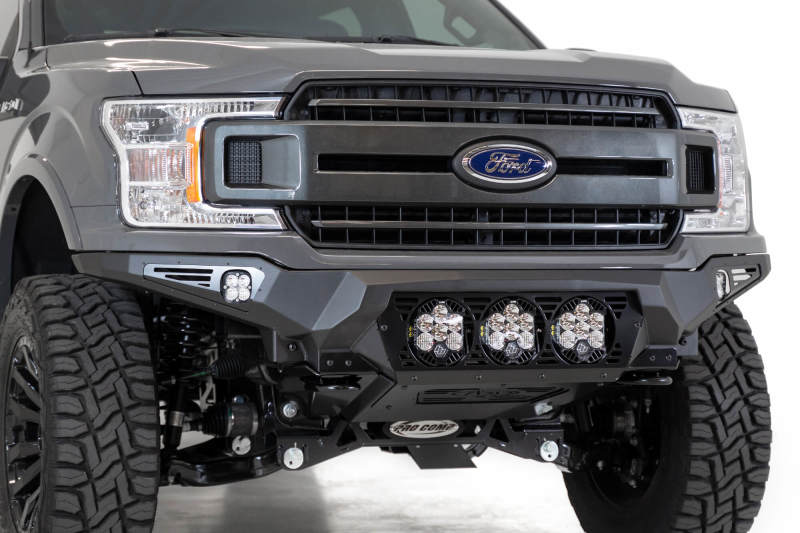 Addictive Desert Designs 18-20 Ford F-150 Bomber Front Bumper w/ 3 Baja Designs LP6 Mounts