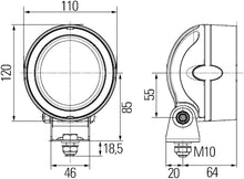 Load image into Gallery viewer, Hella Work Lamp Na 0Gr Md1224 Lt Mb3 1Gm