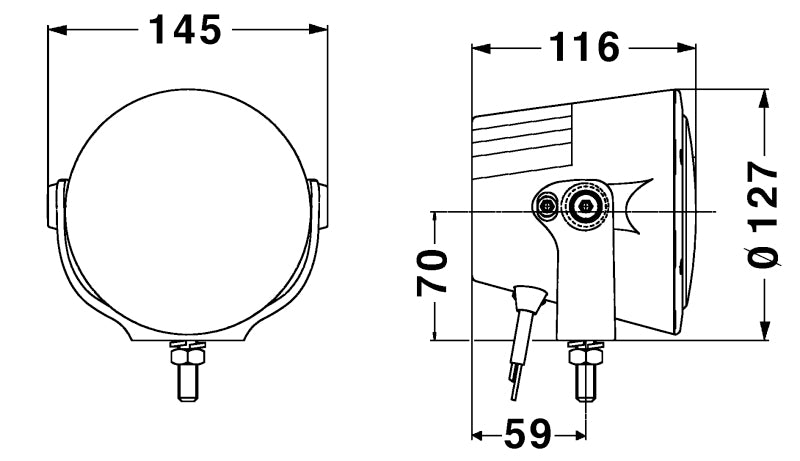 Hella Rallye 4000 X LED Lamp