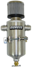 Load image into Gallery viewer, Moroso Breather Tank/Catch Can - Two -12An Male Fittings - Aluminum