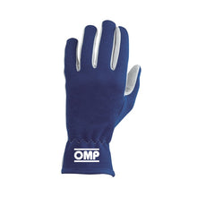 Load image into Gallery viewer, OMP Blue Rally Gloves - Size L