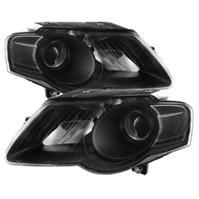 Load image into Gallery viewer, Xtune Volkswagen Passat 06-10 (Halogen Only) Projector Headlights Black HD-JH-VWPAT06-BK