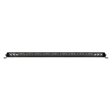 Load image into Gallery viewer, Go Rhino Xplor Blackout Combo Series Sgl Row LED Light Bar w/Amber (Side/Track Mount) 31.5in. - Blk