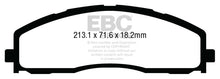 Load image into Gallery viewer, EBC 13+ Ford F250 (inc Super Duty) 6.2 (2WD) Greenstuff Front Brake Pads