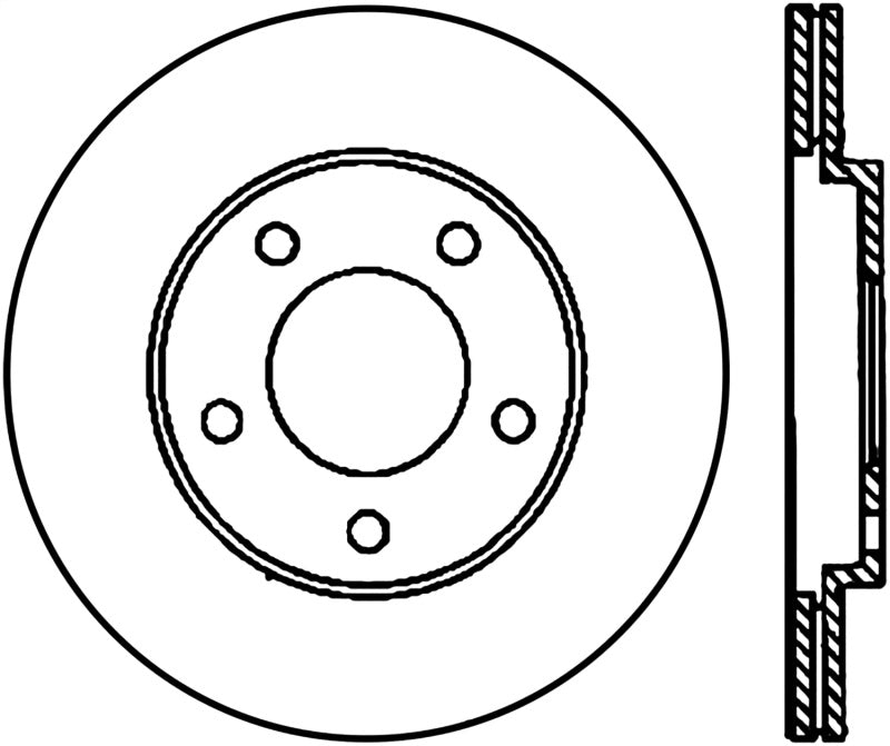 StopTech 05-14 Ford Mustang Cryo-Stop Rear PremiumRotor