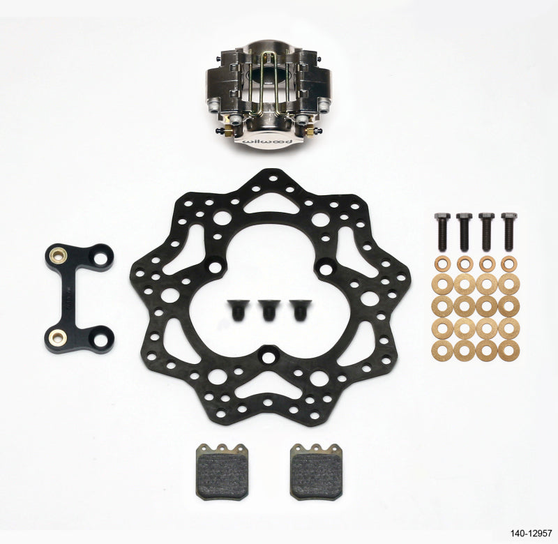 Wilwood Dynapro Single LW Left Front Kit - Sprint 11.00in Scalloped Steel Rotor