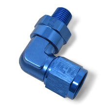 Load image into Gallery viewer, Russell Performance -6 AN 90 Degree Female to Male 3/8in Swivel NPT Fitting