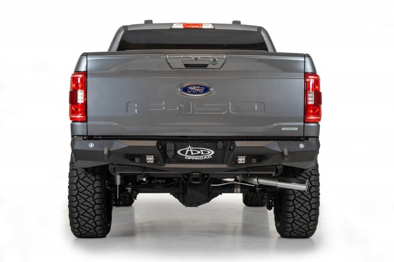 Addictive Desert Designs 2021 Ford F-150 Stealth Fighter Rear Bumper w/ Back up Sensors