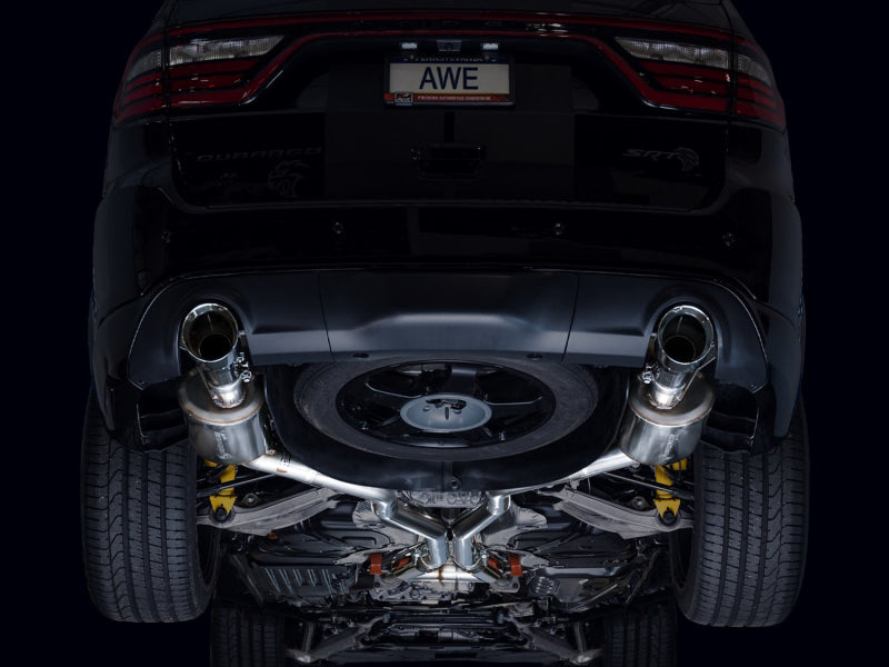 AWE Tuning 18-23 Dodge Durango SRT & Hellcat Touring Edition Exhaust - Chrome Silver Tips