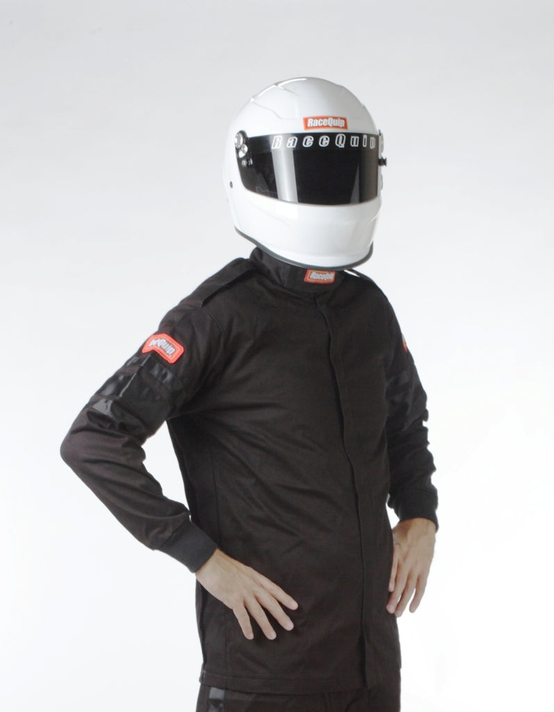 RaceQuip Black SFI-1 1-L Jacket - Medium