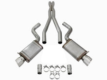 Load image into Gallery viewer, aFe Mach Force-Xp 3in CB Stainless Steel Dual Exhaust System w/Polished Tips 09-15 Cadillac CTS-V