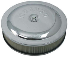 Load image into Gallery viewer, Moroso Racing Air Cleaner - 14in x 3in Filter - Steel - Chrome Plated