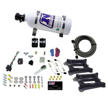 Load image into Gallery viewer, Nitrous Express Dual Holley/Gasoline Nitrous Kit (100-500HP) w/5lb Bottle