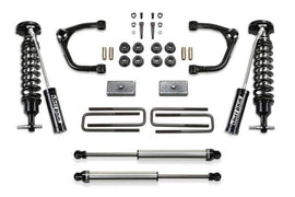 Fabtech 19-21 GM C/K1500 P/U Diesel 3in Uniball UCA Sys w/Dl 2.5 Resi & 2.25