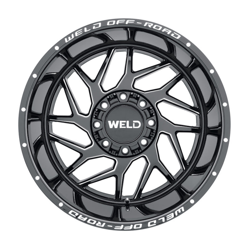 Weld Off-Road W117 20X12 Fulcrum 5X127 5X139.7 ET-44 BS4.75 Gloss Black MIL 87.1