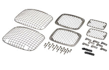 Load image into Gallery viewer, Kentrol 87-95 Jeep Wrangler YJ Billet/Wire Mesh Set 6 Pieces - Polished Silver
