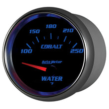 Load image into Gallery viewer, Autometer Cobalt 66mm 100-250 Degree F Electric Water Temperature Gauge