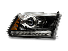 Load image into Gallery viewer, Raxiom 09-18 Dodge RAM 1500 LED Halo Headlights w/Switchback Turn Signals- Blk Housing (Clear Lens)