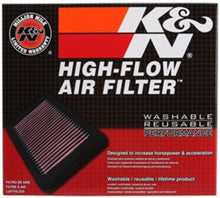 Load image into Gallery viewer, K&amp;N Opel / Vauxhall 11.5in O/S L x 8.688in O/S W x 1.188in H Replacement Air Filter