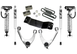 Superlift 14-19 Chevy Silv 4WD 3.5in Lift Kit w/ Alum Cntrl Arms Fox Front Coilover & 2.0 Rear
