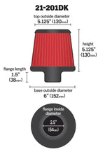 Load image into Gallery viewer, AEM 2.50 inch Short Neck 5 inch Element Filter Replacement