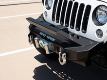 Load image into Gallery viewer, Road Armor 07-18 Jeep Wrangler JK Stealth Front Winch Bumper w/Bar Guard Mid Width - Tex Blk