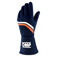 Load image into Gallery viewer, OMP Dijon Gloves My2021 Navy Blue - Size L (Fia 8856-2018)