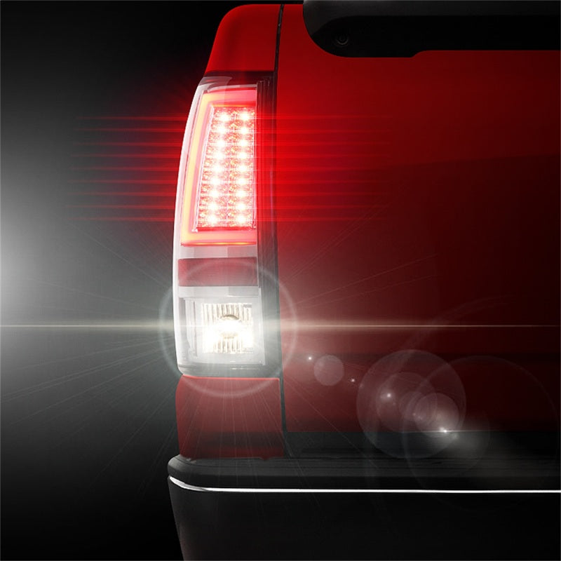 Spyder Chevy Silverado 1500/2500 03-06 Version 2 LED Tail Lights - Chrome ALT-YD-CS03V2-LED-C