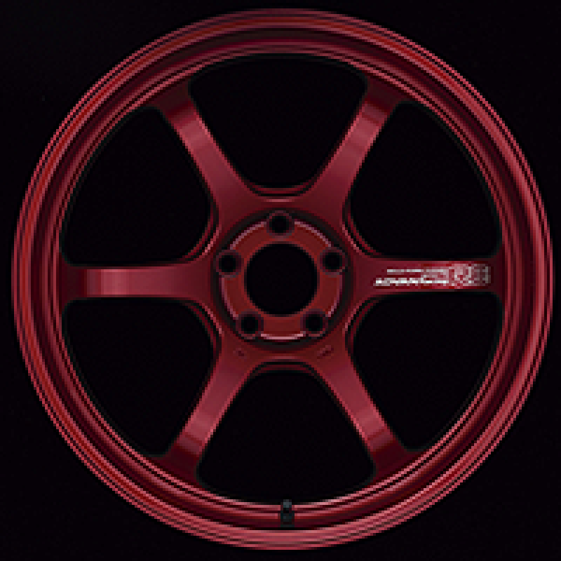 Advan R6 20x9.5 +22mm 5-120 Racing Candy Red Wheel