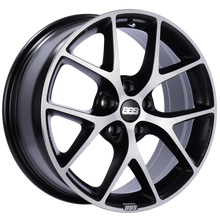 Load image into Gallery viewer, BBS SR 18x8 5x115 ET36 CB70.2 Satin Black Diamond Cut Face Wheel