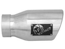 Load image into Gallery viewer, aFe MACH Force-Xp 3in Inlet x 4-1/2in Outlet x 9in Length 304 Stainless Steel Exhaust Tip